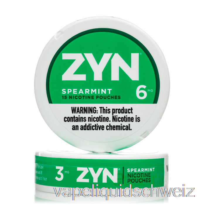 Zyn Nikotinbeutel – Spearmint 3 Mg (5er-Pack) Vape Liquid E-Liquid Schweiz